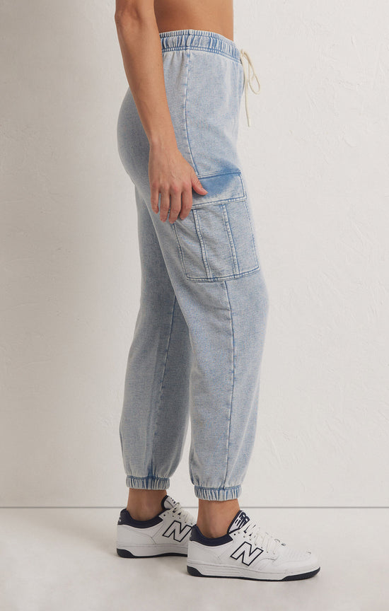 Load image into Gallery viewer, Tempo Knit Denim Jogger
