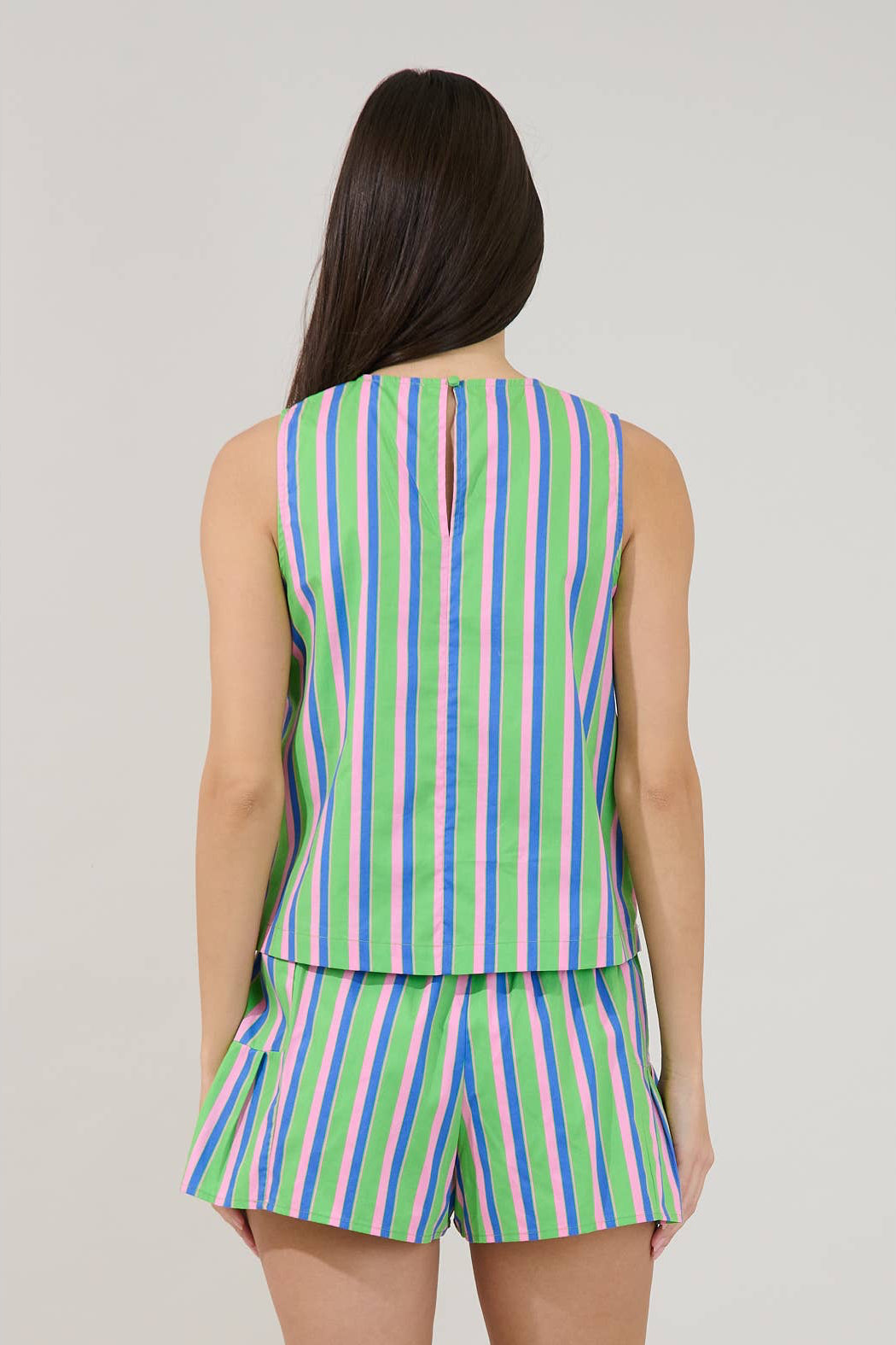 Marget Sleeveless Top Stripe