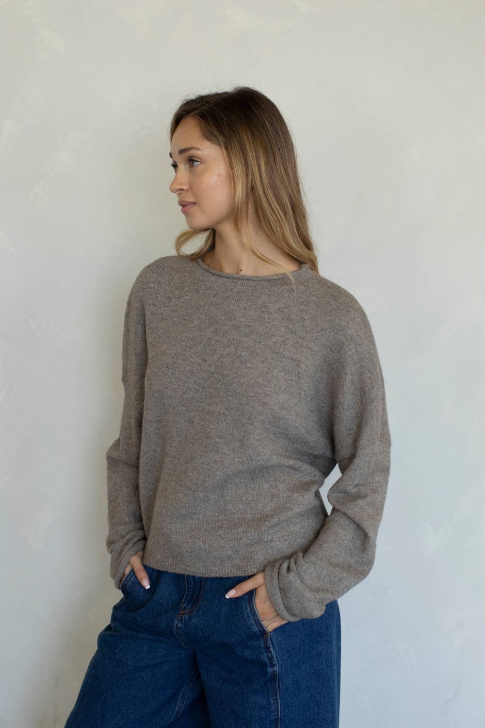 Piper Pullover Sweater Mocha