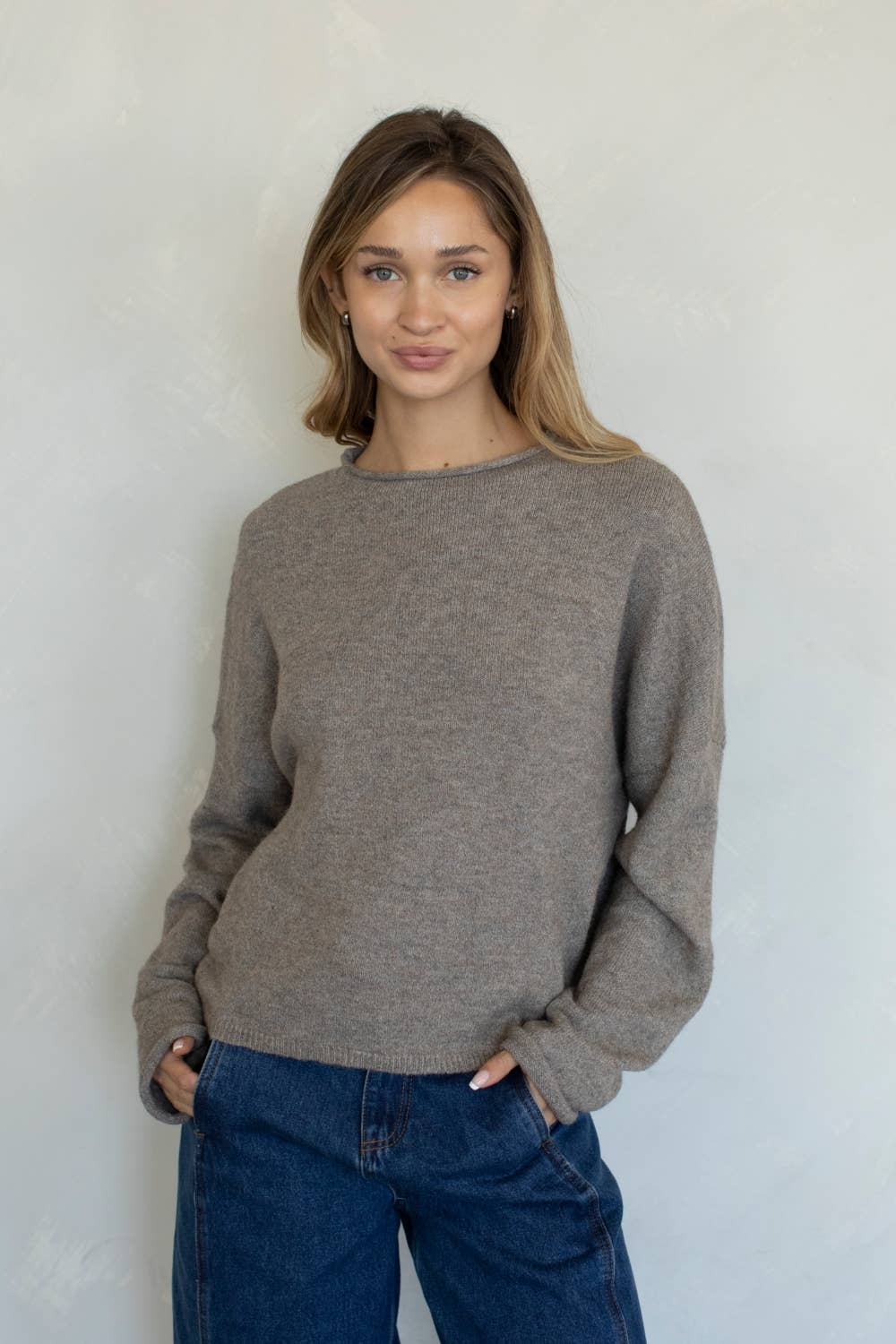 Piper Pullover Sweater Mocha