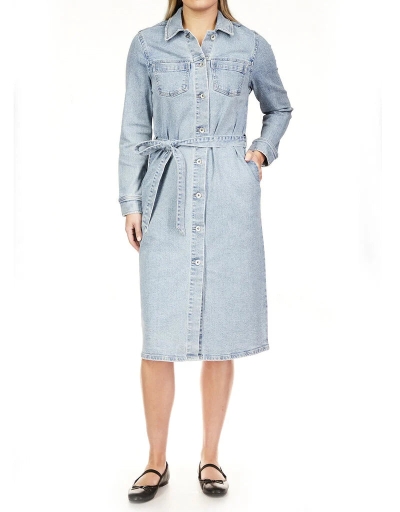 Wrapped Up Denim Dress