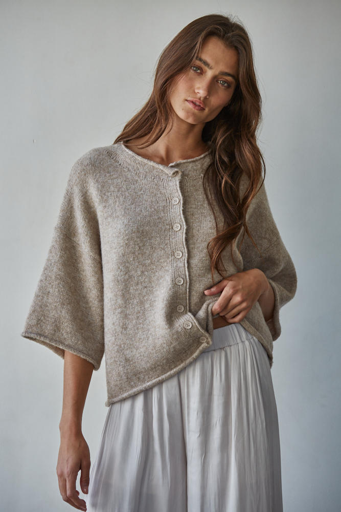 Kelsey Quarter Sleeve Cardigan