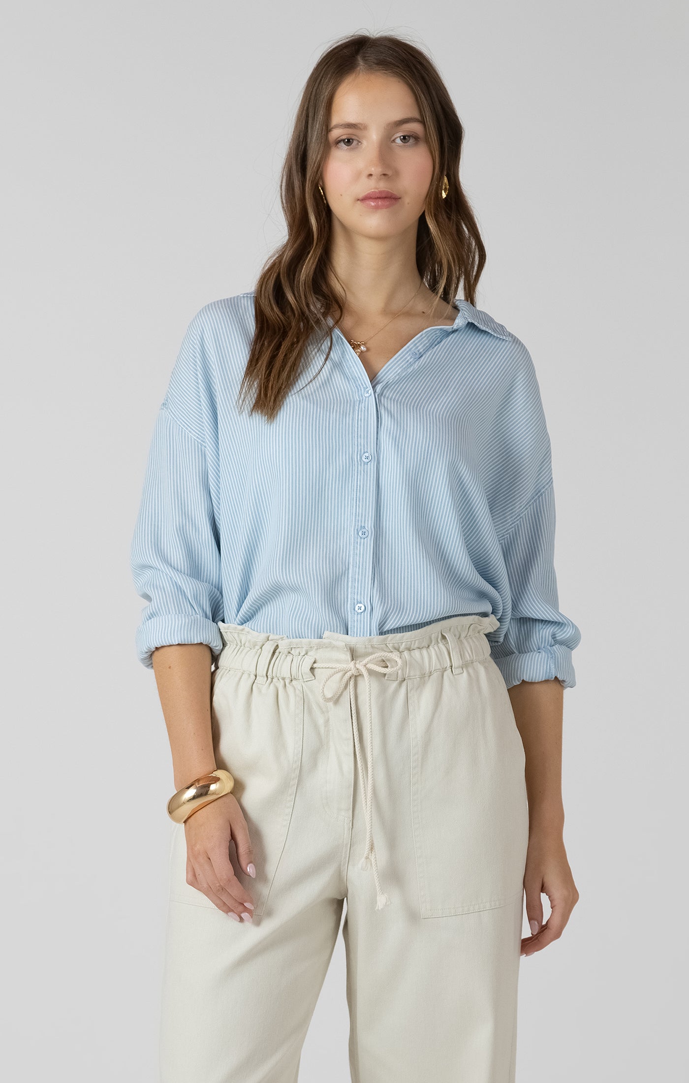 Shoreline Button Up Top