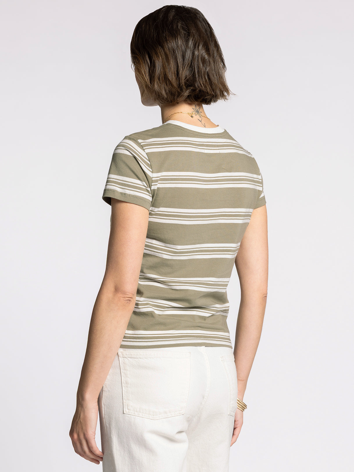 Natalie Tee in Green Tea and Ivory