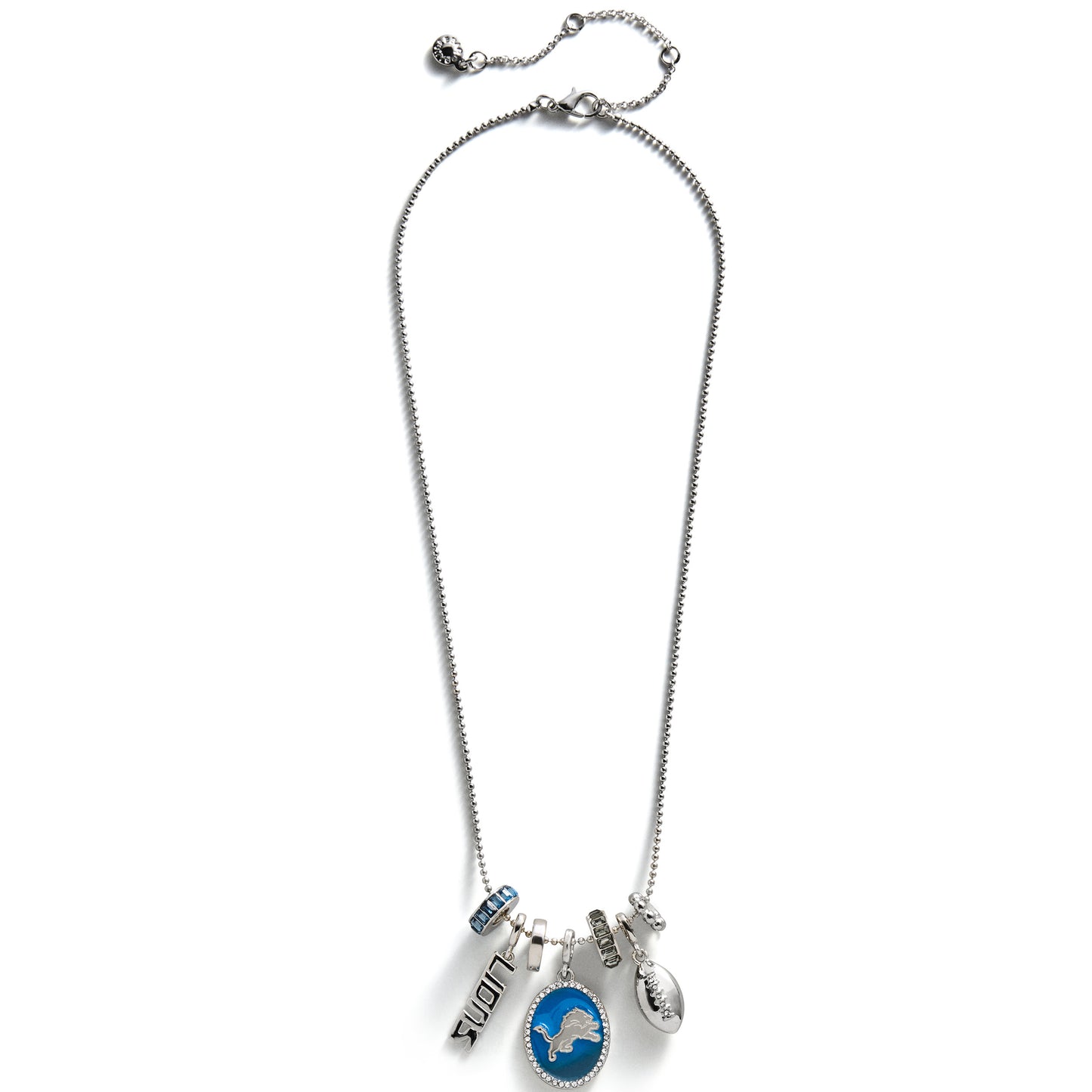 NFL Detroit Lions Cluster Charm Necklace