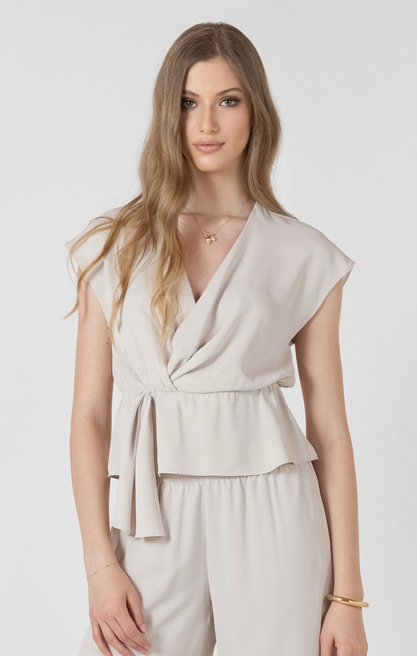 Lori Draped Blouse