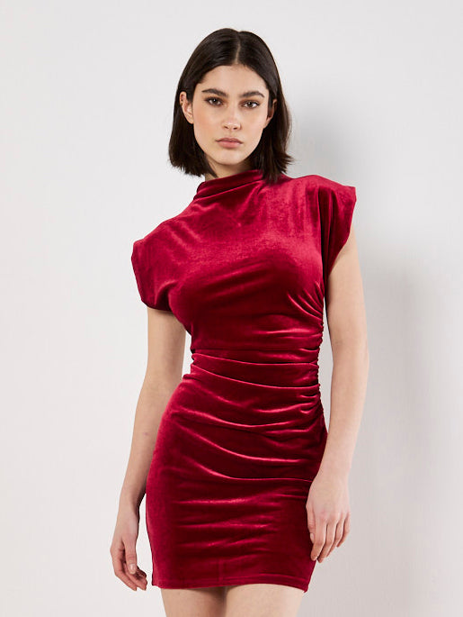 Velvet Hour Mini Dress