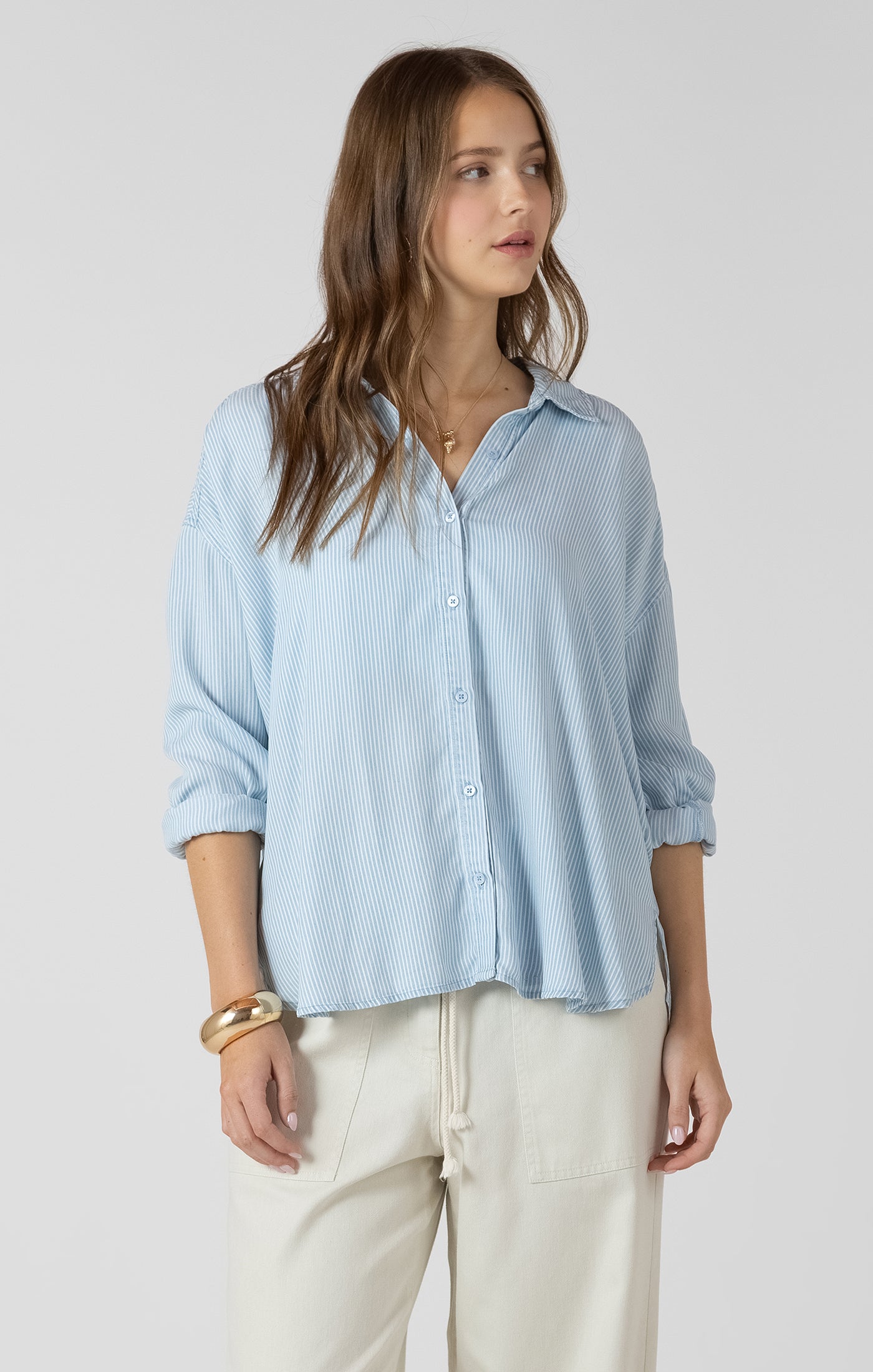 Shoreline Button Up Top