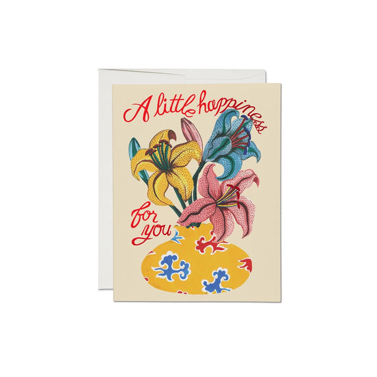 Happiness Lillies Card