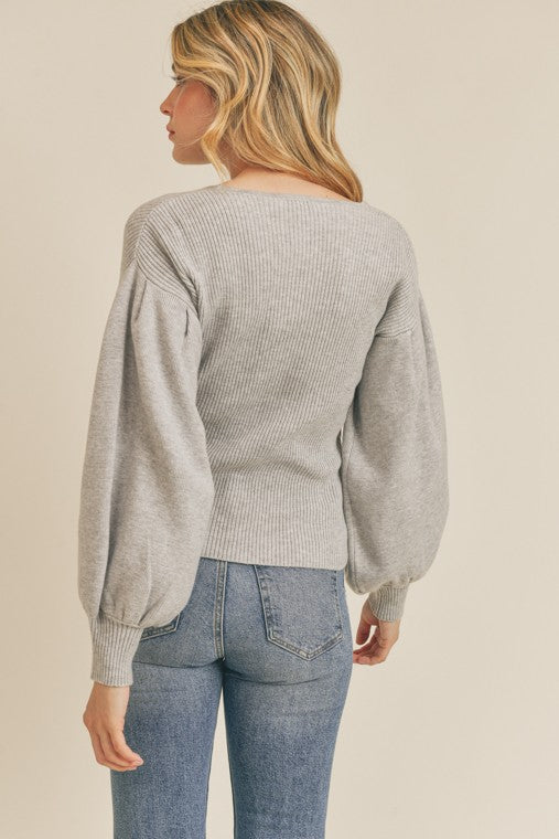 Load image into Gallery viewer, Amanda Wrap Sweater

