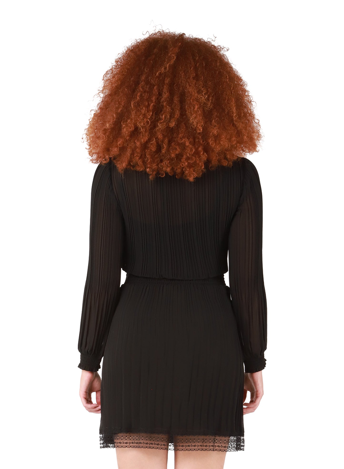 Load image into Gallery viewer, Audrey Pleated Mini Dress
