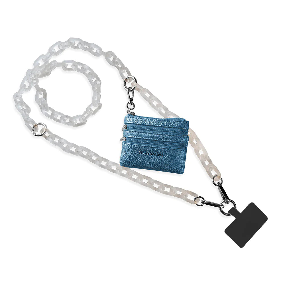 Load image into Gallery viewer, Clip &amp;amp; Go Chain with Zip Pouch
