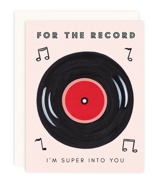 For the Record Greeting Card