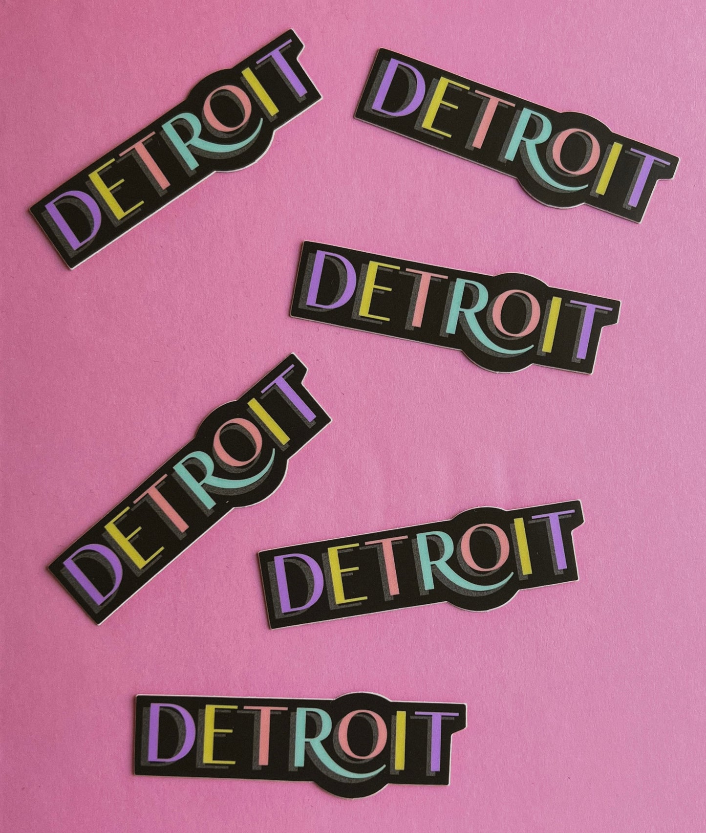 Detroit Pastel Sticker