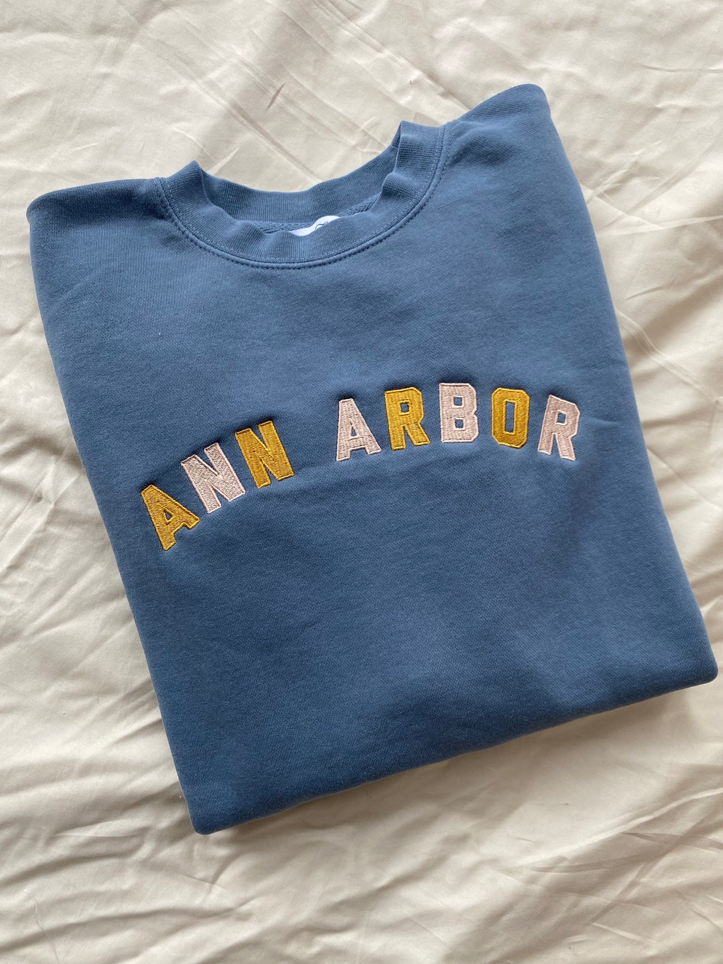 Load image into Gallery viewer, Ann Arbor Light Blue Crewneck
