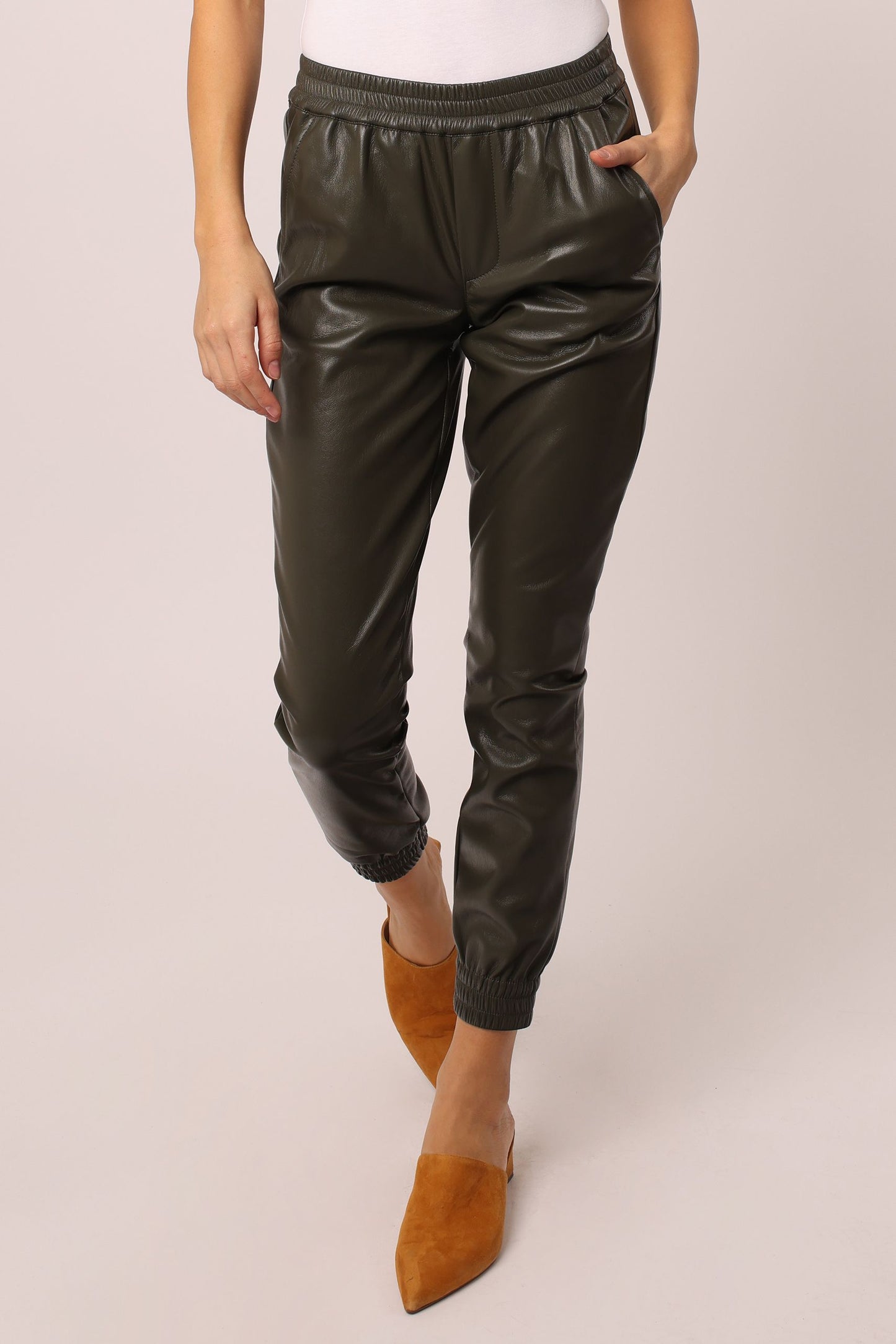Jacey Faux Leather Trousers